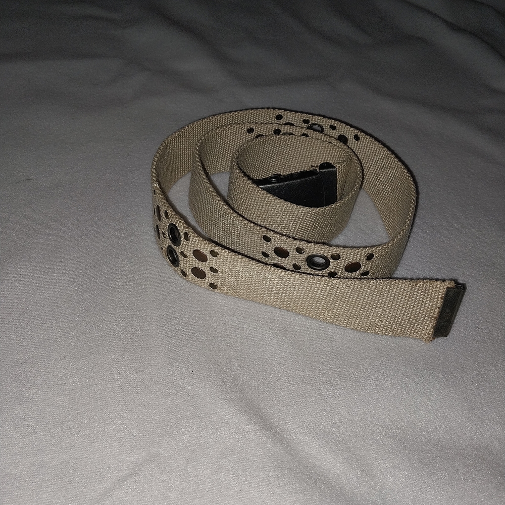 Beige Canvas Belt with Detials , Stylish